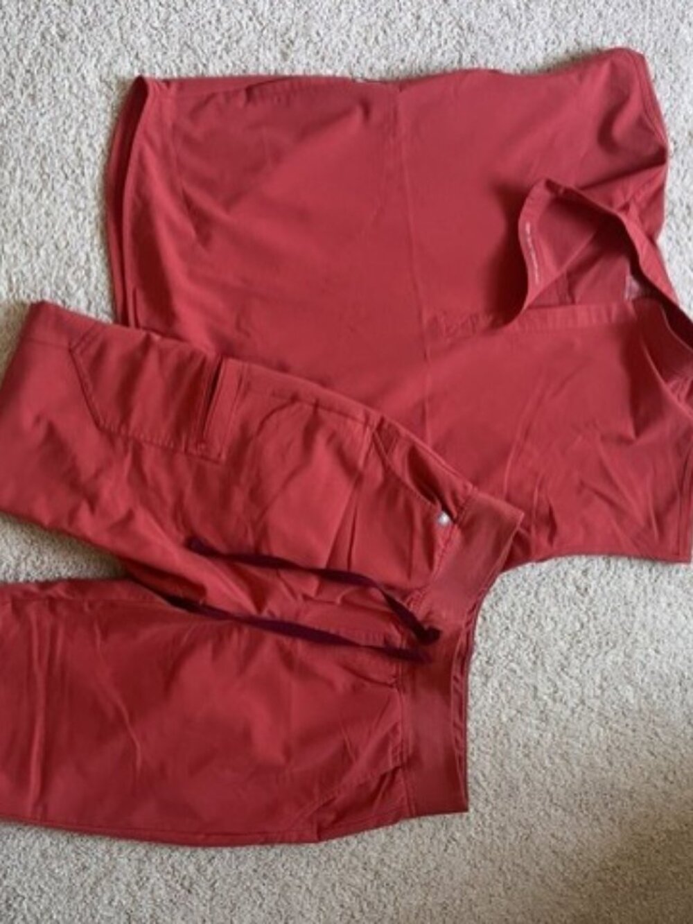 Coral colored FIGS scrub set